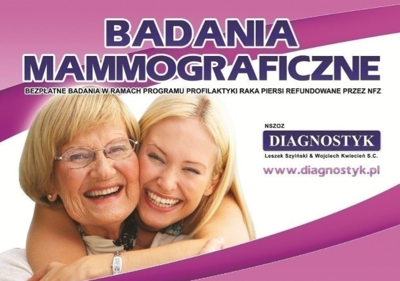 Ilustracja do informacji: Badania mammograficzne w Międzyrzeczu 