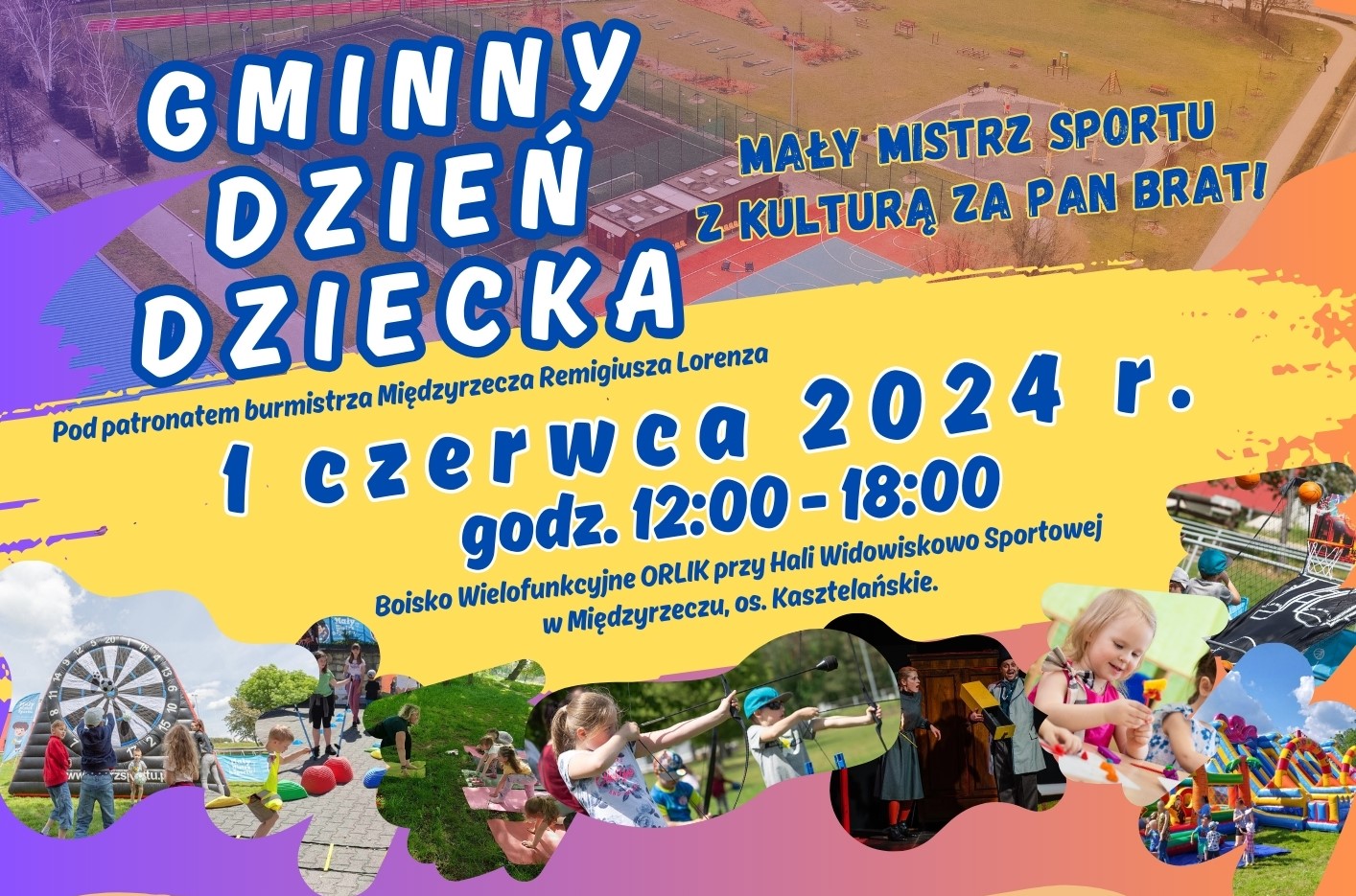 Ilustracja do informacji: Gminne obchody Dnia Dziecka
