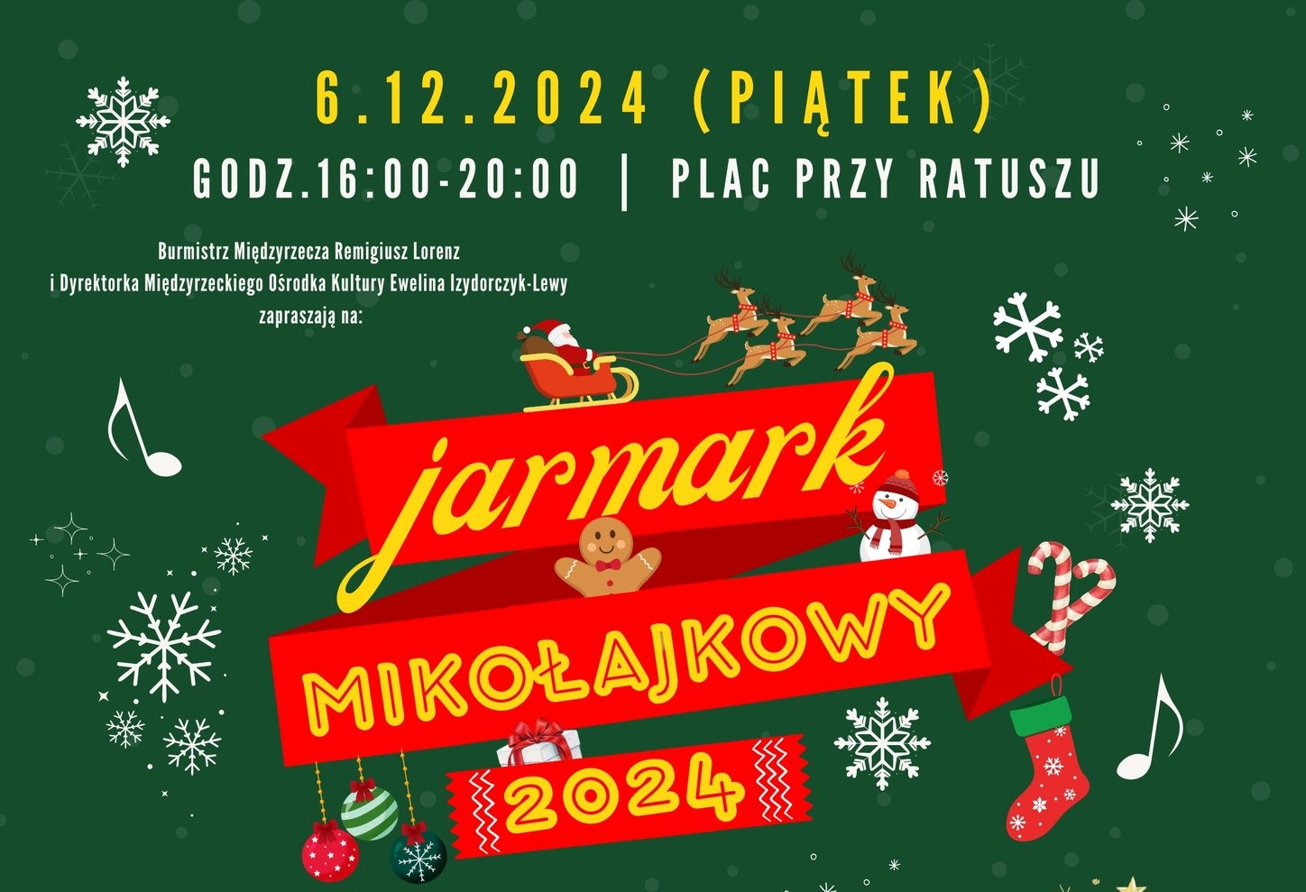 Ilustracja do informacji: Jarmark bożonarodzeniowy w Międzyrzeczu