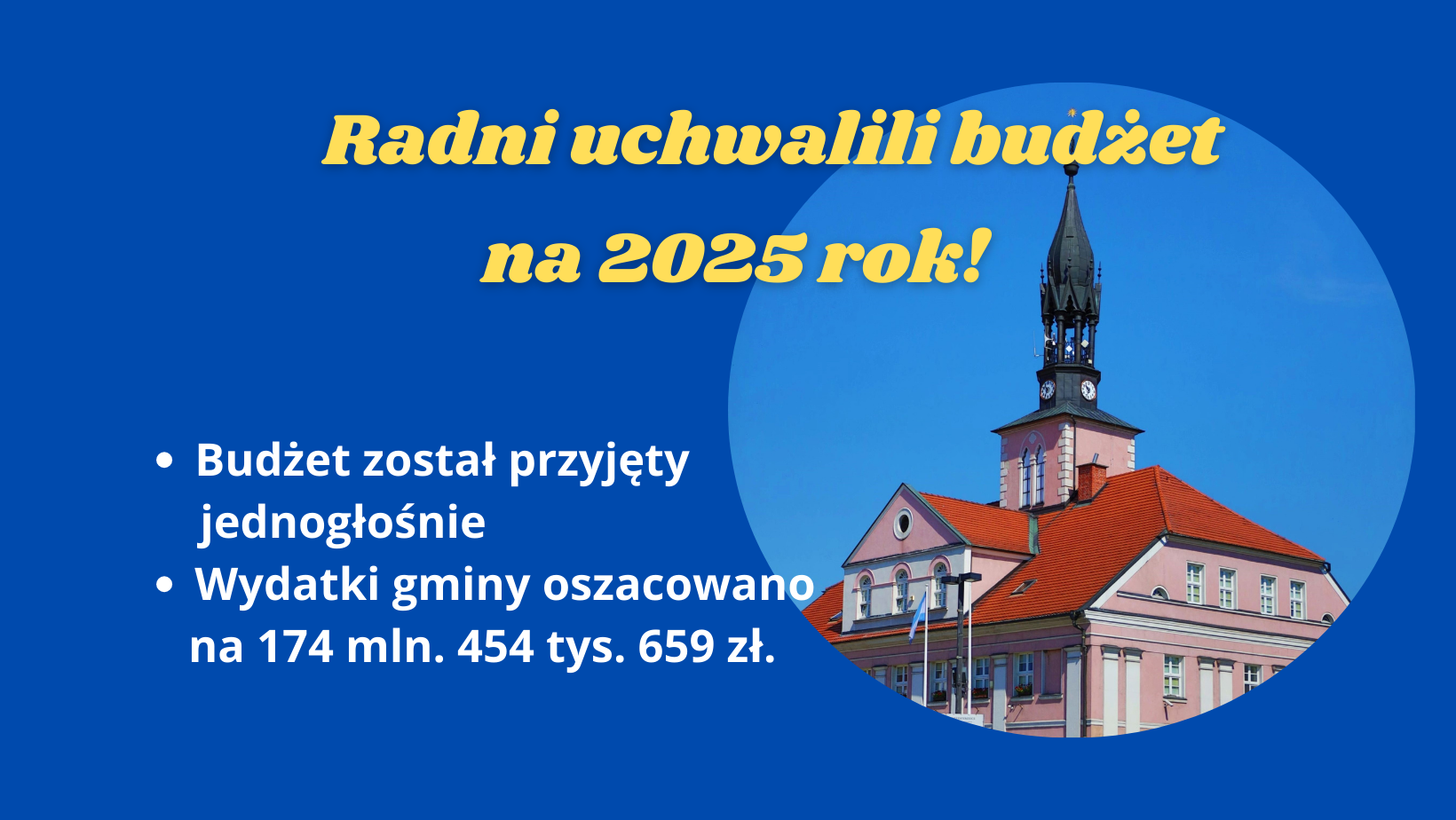 Ilustracja do informacji: Radni uchwalili budżet gminy na przyszły rok