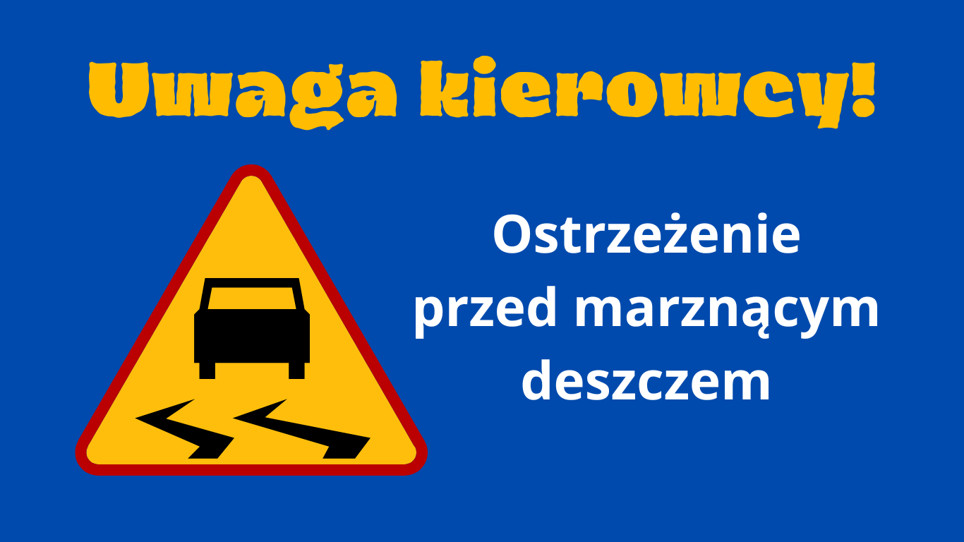 Ilustracja do informacji: Ostrzeżenie meteorologiczne!