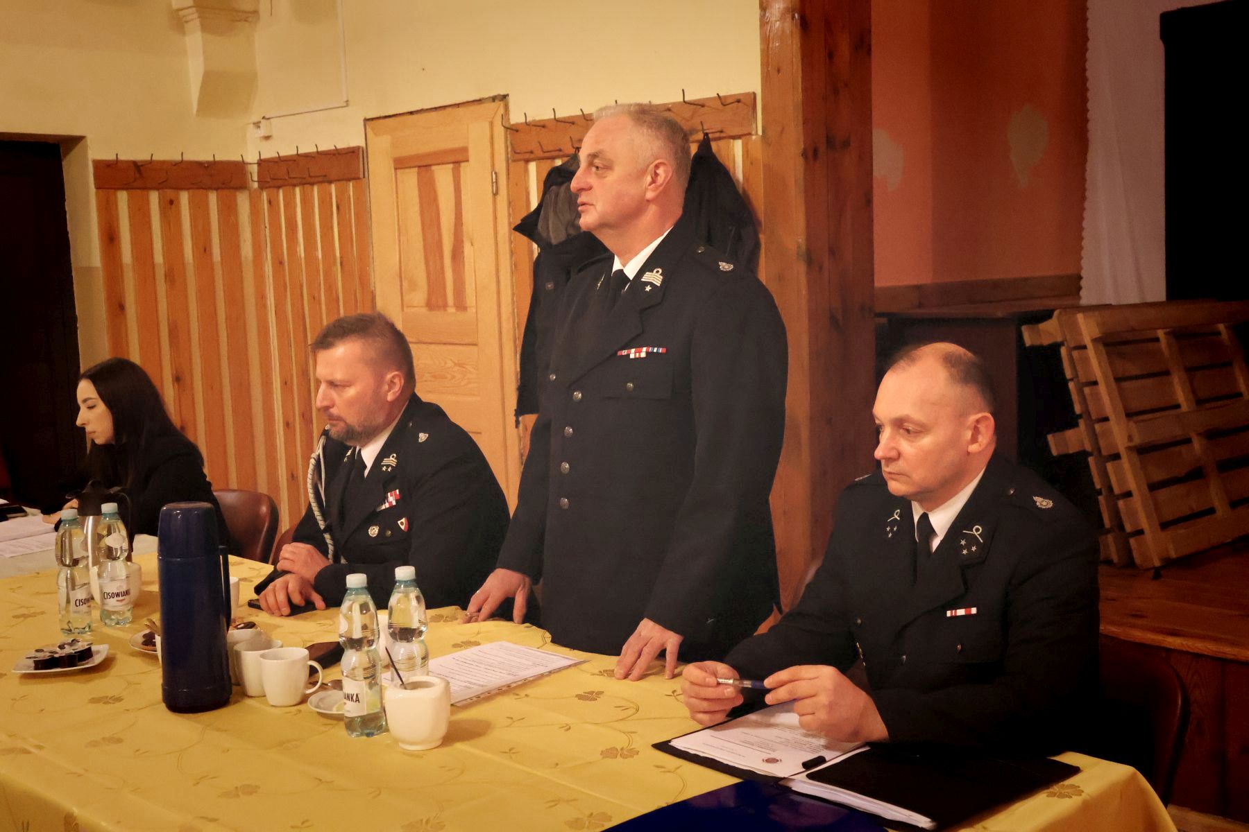 Ilustracja do informacji: Zarząd OSP w Wyszanowie z jednogłośnym absolutorium