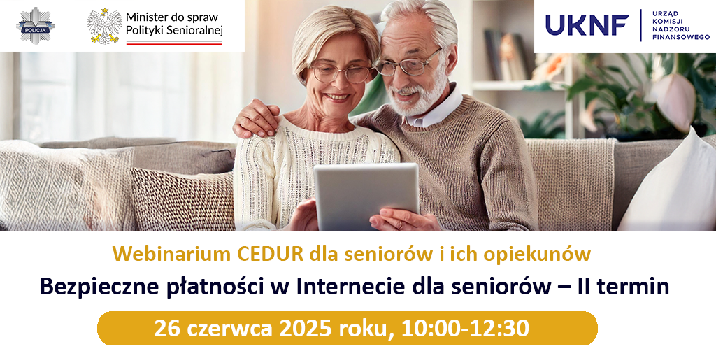 Ilustracja do informacji: Webinarium dla seniorów i ich opiekunów 