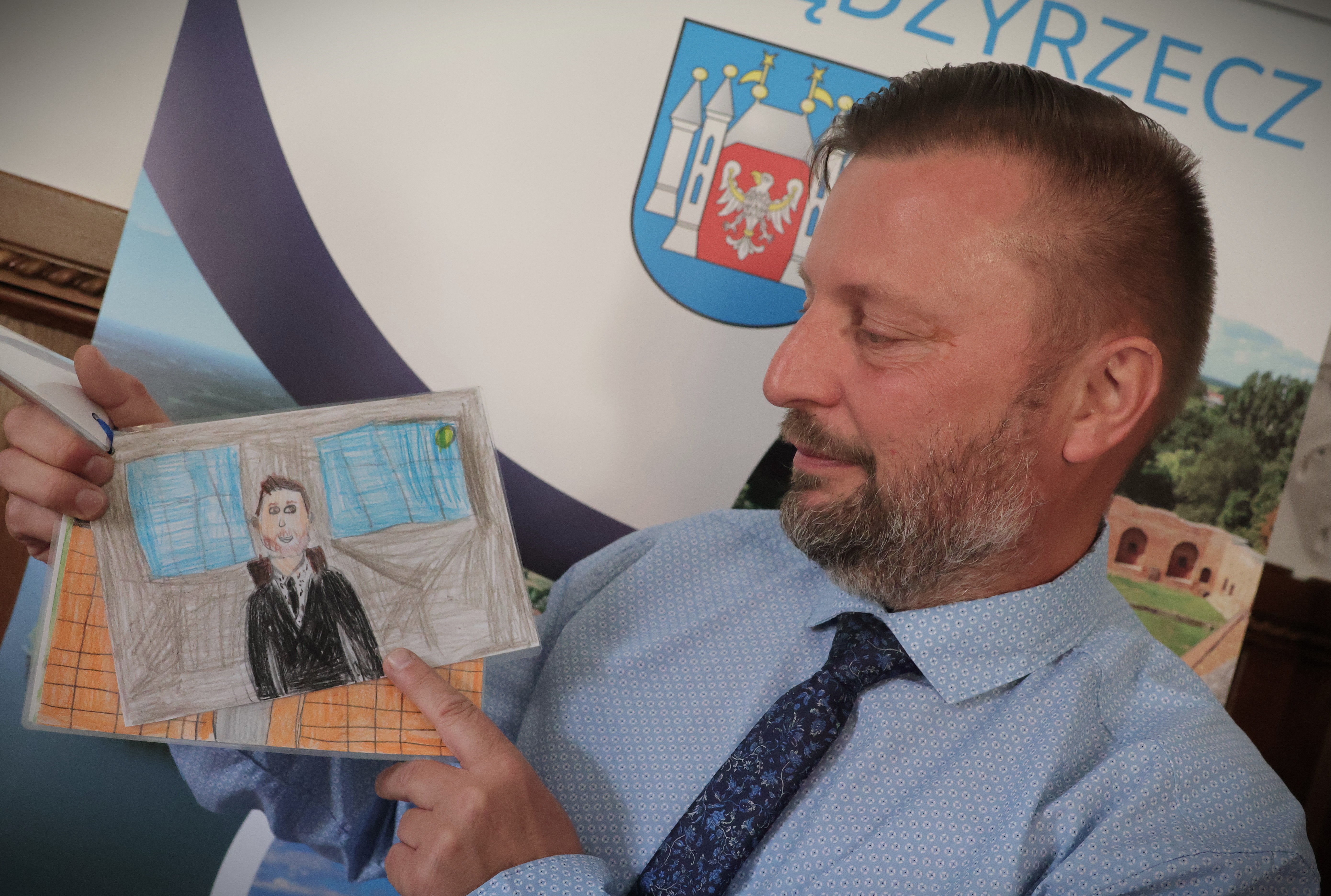 Ilustracja do informacji: Burmistrz dziękuje dzieciom