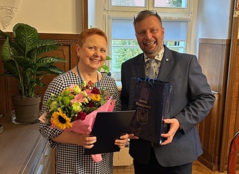 Ilustracja do informacji: Jubileusz 35 lat pracy Ewy Czop