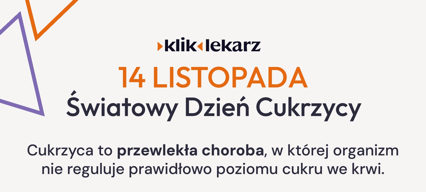 Ilustracja do informacji: Światowy Dzień Cukrzycy 
