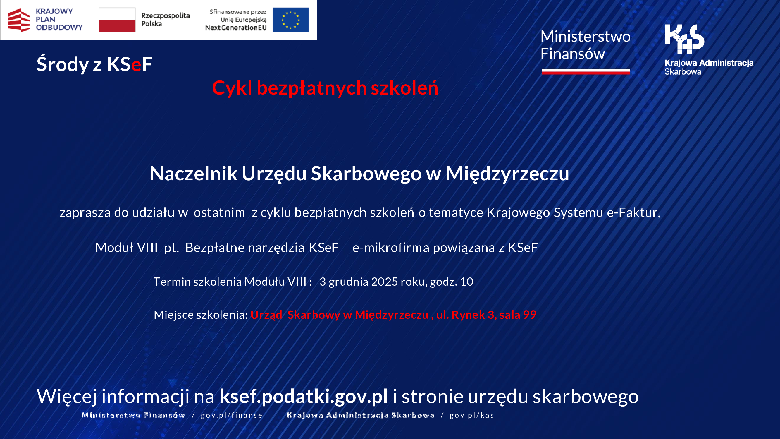 Ilustracja do informacji: Zaproszenie na bezpłatne szkolenie