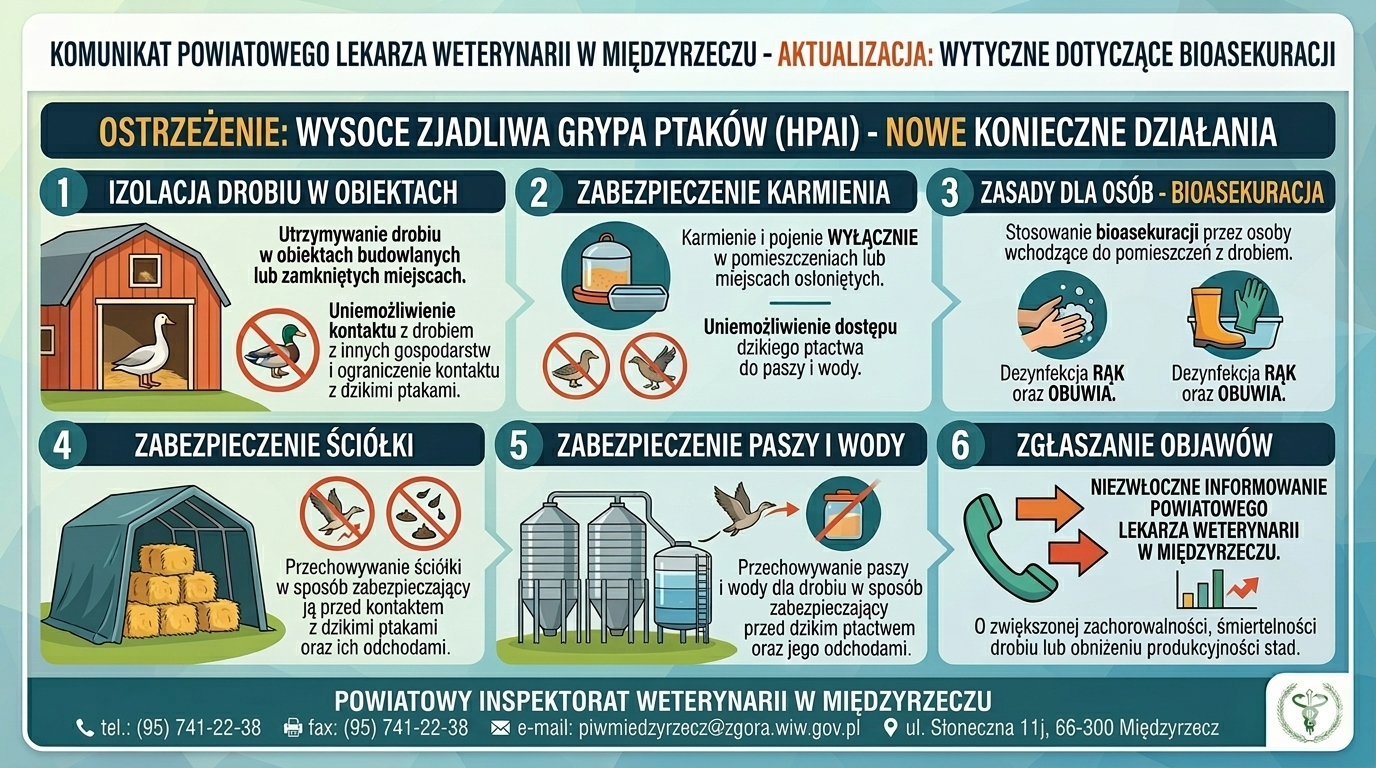 Ilustracja do informacji: Komunikat Powiatowego Lekarza Weterynarii 
