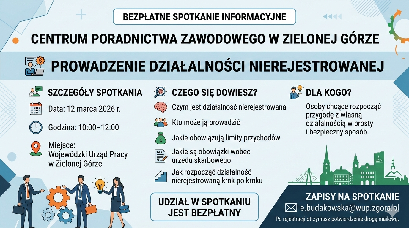 Ilustracja do informacji: Bezpłatne spotkanie informacyjne