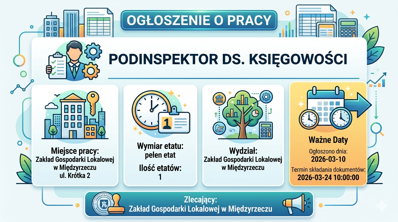 Ilustracja do informacji: Ogłoszenie o pracy