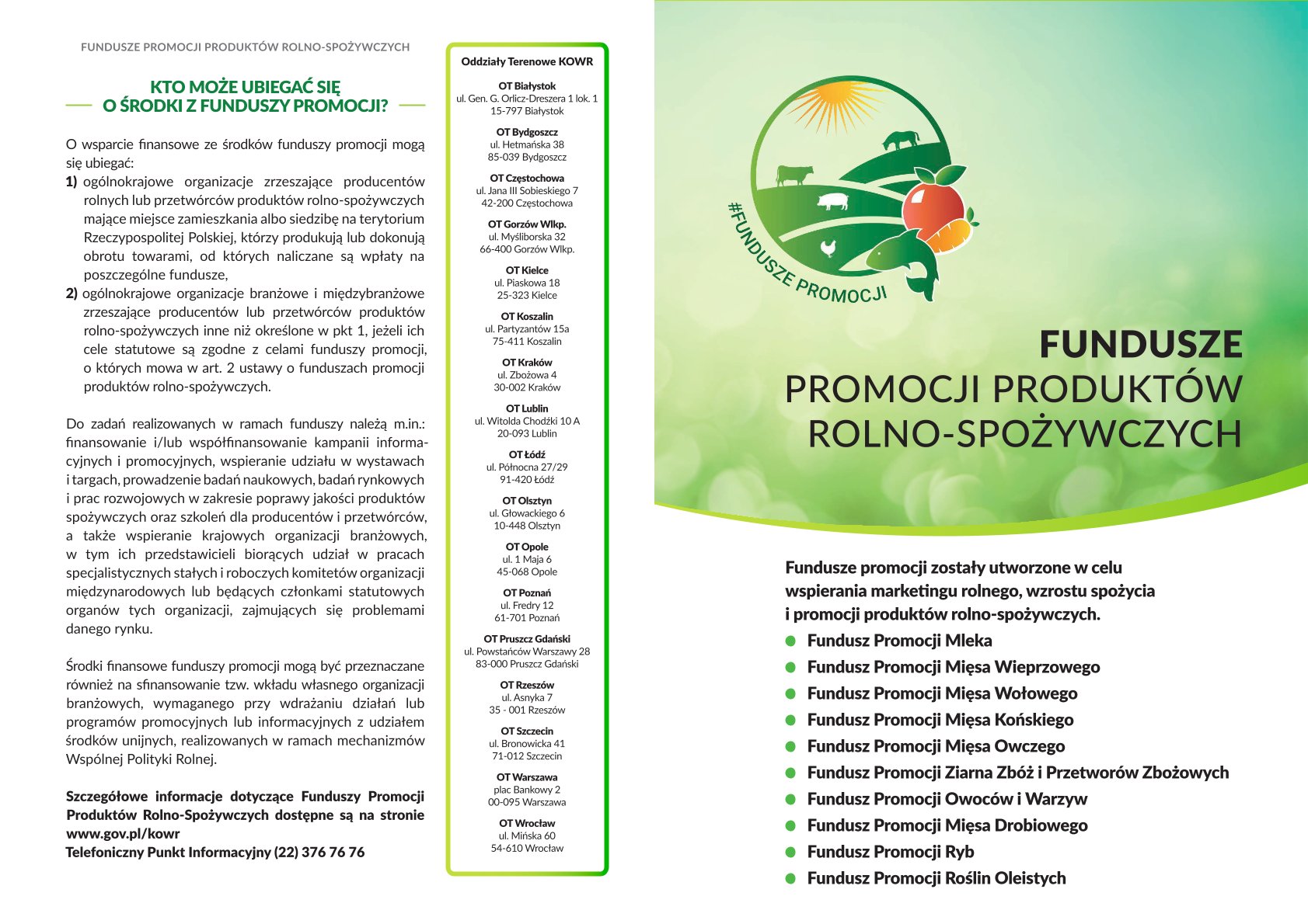 Ilustracja do informacji: Fundusze Promocji Produktów Rolno-Spożywczych