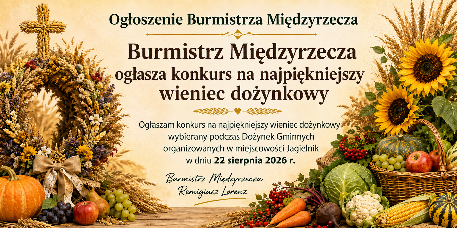 Ilustracja do informacji: Ogłoszenie Burmistrza Międzyrzecza