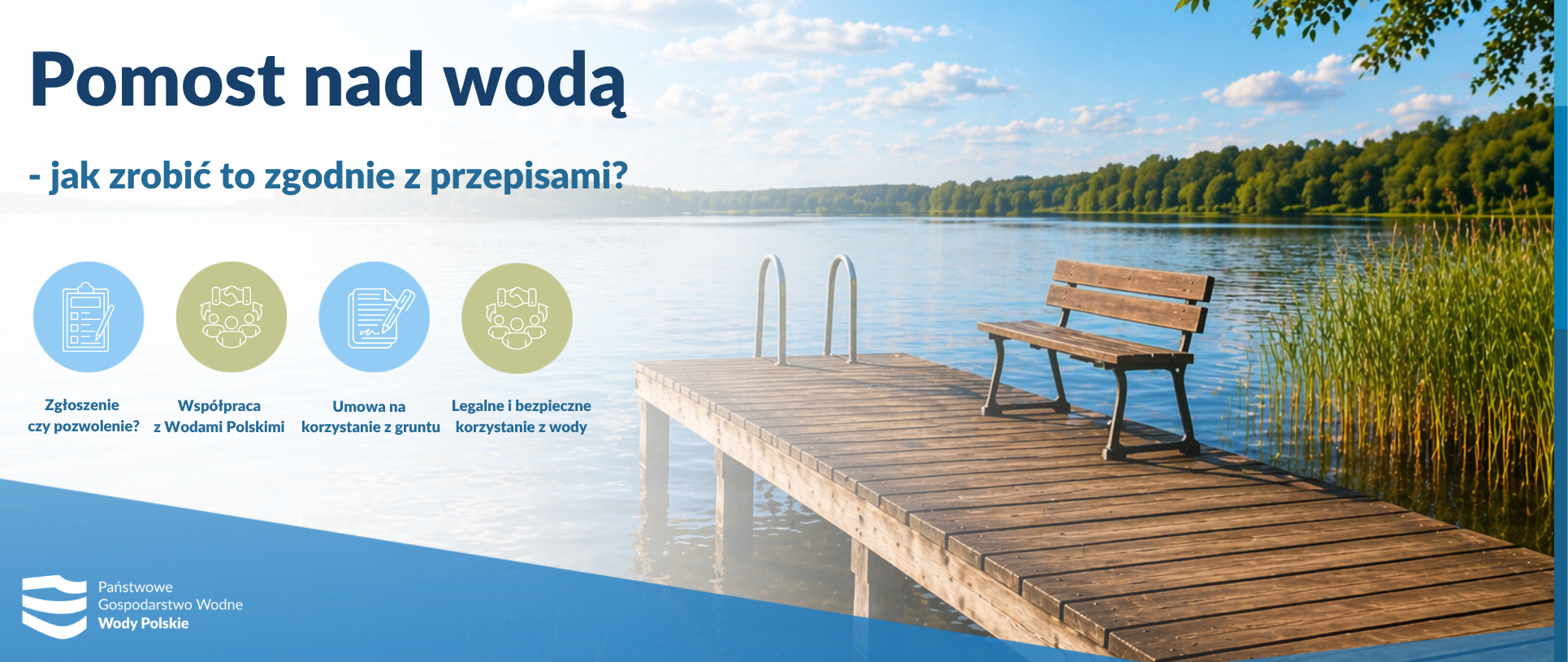 Ilustracja do informacji: Pomosty nad wodą
