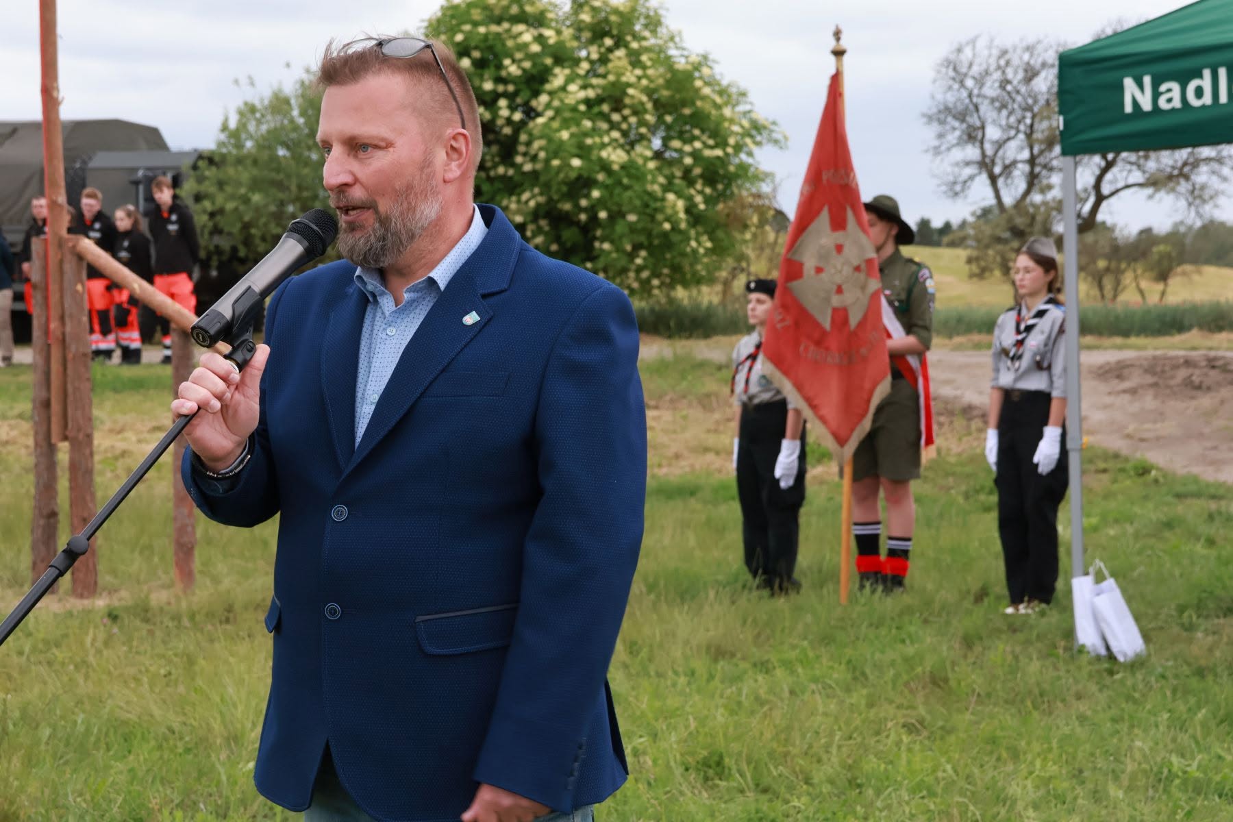 Ilustracja do informacji: Harcerski zlot na międzyrzeckich bunkrach 