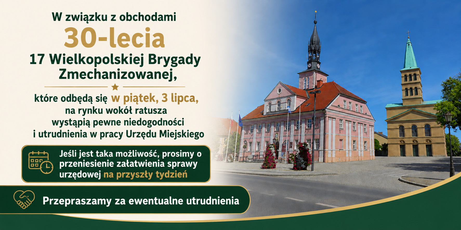 Ilustracja do informacji: Przepraszamy za ewentualne utrudnienia