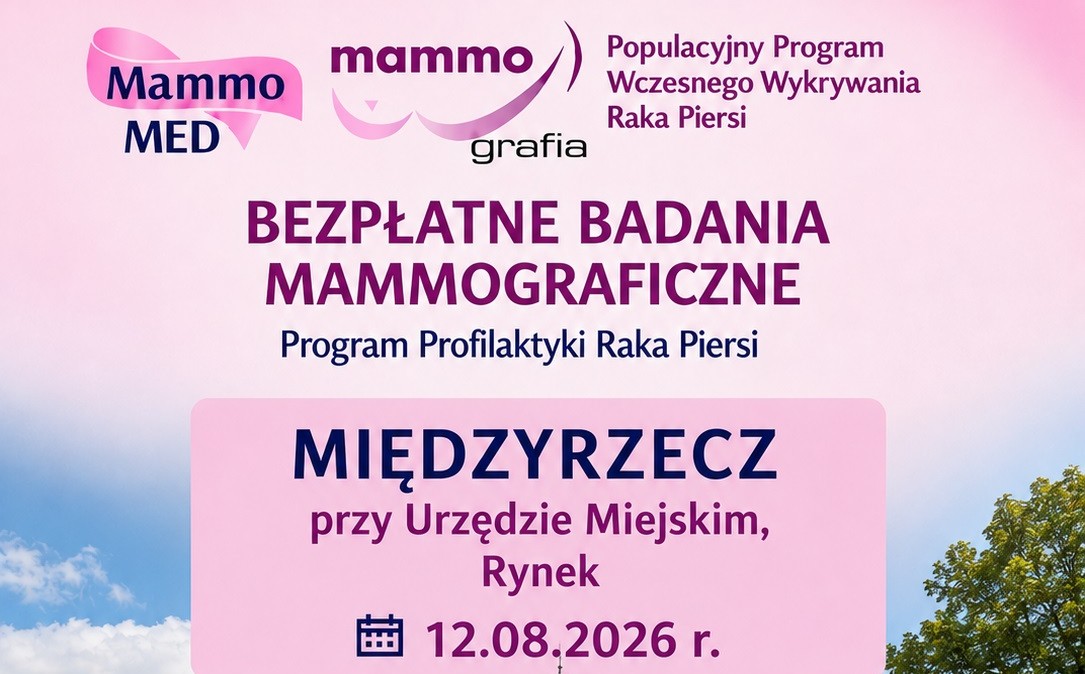 Ilustracja do informacji: Bezpłatne badania mammograficzne w Międzyrzeczu 