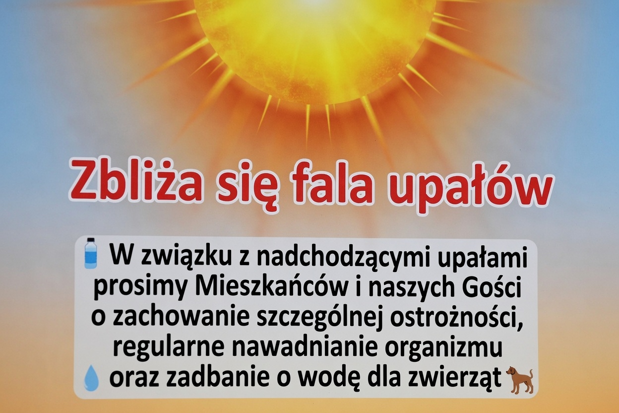Ilustracja do informacji: Rekomendacje działań w związku z falami upałów 