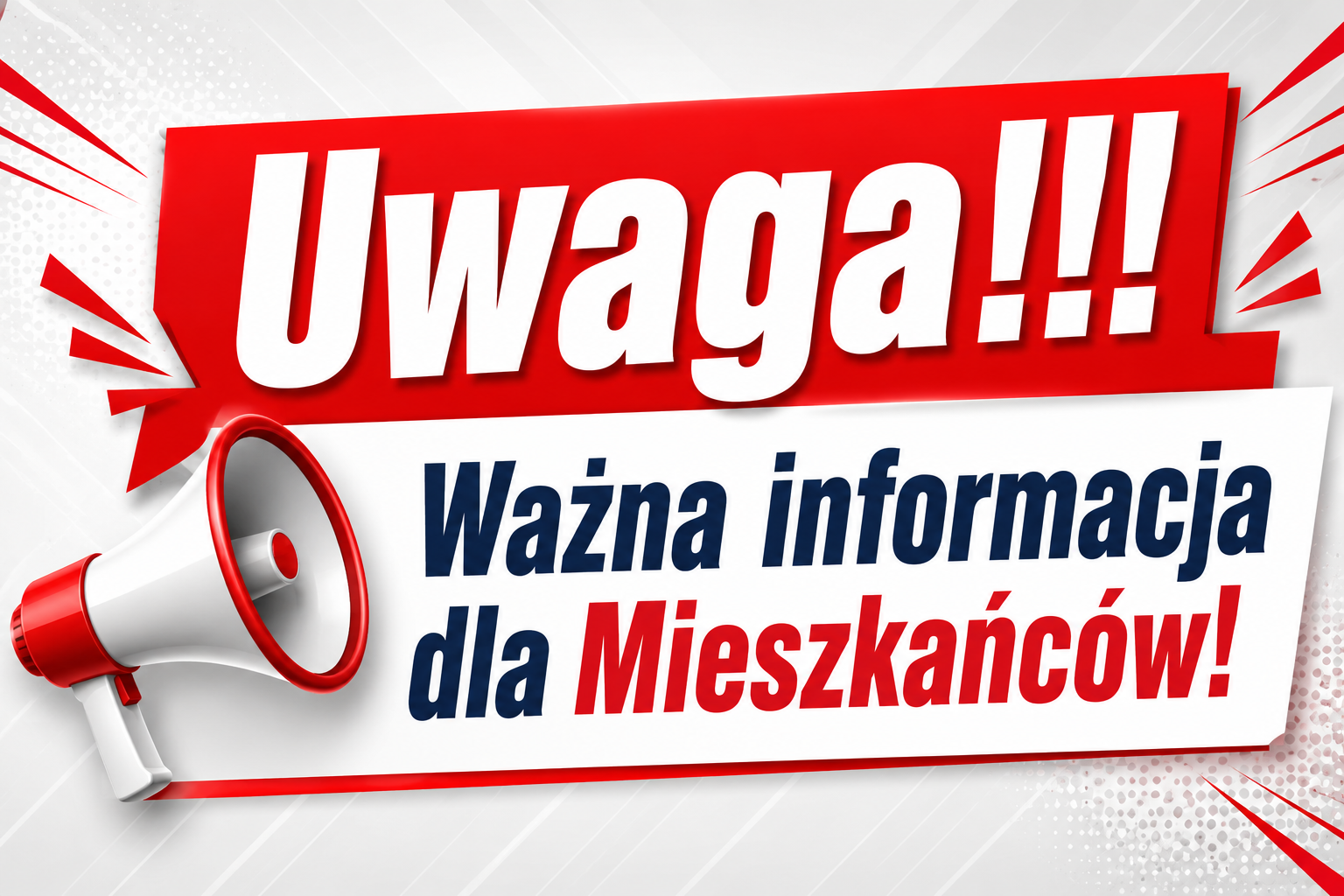 Ilustracja do informacji: Informacja dla Mieszkańców