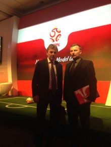 Miniatura zdjęcia: Burmistrz na konferencji PZPN