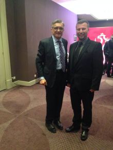 Miniatura zdjęcia: Burmistrz na konferencji PZPN