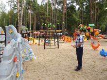 Miniatura zdjęcia: Plac zabaw na OW Głębokie