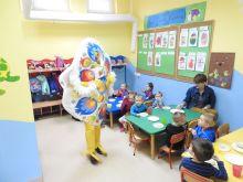 Miniatura zdjęcia: Burmistrz z wizytą u przedszkolaków