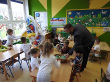 Miniatura zdjęcia: Burmistrz z wizytą u przedszkolaków
