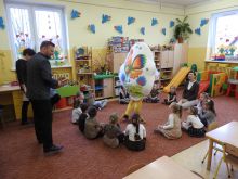 Miniatura zdjęcia: Burmistrz z wizytą u przedszkolaków