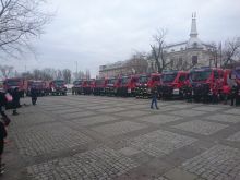 Miniatura zdjęcia: Oficjalne przekazanie samochodu dla OSP Obrzyce