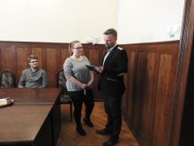 Miniatura zdjęcia: Burmistrz wręczył stypendia sportowe