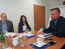 Miniatura zdjęcia: Z przedstawicielami BGK o budowie wschodniej obwodnicy miasta